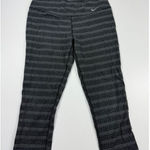 Nike Dri-FIT Geometric Pattern Capri Workout Leggings Athletic Pants Medium Photo 0