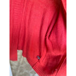 Aerie  Open Front Wool Cardigan Cottagecore Soft Lounge Cozy Red Parisian Scandi Photo 9