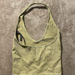 Urban Outfitters  OUT FROM UNDER Shirt Womens Sz M Halter Top Cropped Sage Green Photo 2
