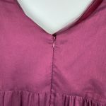 BHLDN Anthropologie  Angie Maxi Dress Women's XL Purple Bridesmaid Formal Pleated Photo 1