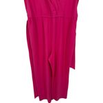 Trina Turk NWT Trina Turk Sand Dune Belted Jumpsuit Pink V Neck Sleeveless Wrap Size XXL Photo 11