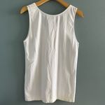 The Crochet Chick White Floral Tank Top Size L Photo 4