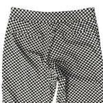 Betabrand  Black White Cat Catstooth Houndstooth Ankle Zip Pants sz M Petite Photo 10
