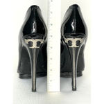 Tory Burch Jude Patent Leather Heels Black Size 10 Stiletto Photo 4
