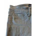 Gap  Favorite Jegging Women's Size 4 Small Sage Green Cropped Denim Stretch Photo 7