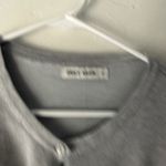 Grace Karin  Womens Cardigan Sweater Gray V Neck Button Front Knit Preppy Medium Photo 3