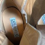Cape Robbin  Blythe Beige Suede Block‎ Heel Cutout Ankle Booties Women's Size 6.5 Photo 1