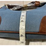 Alyssa Denim & Vegan Crossbody Blue Photo 3