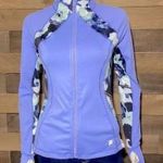 FILA  sport ceil blue floral side panel medium fits like Lululemon Photo 0
