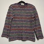 Missoni  Sport Vintage 90s Chunky Knit Striped Crewneck Sweater Women’s Size 44/M Photo 0
