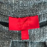 Jennifer Lopez size medium metallic Gray Keyhole Top Photo 2