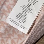 Michael Kors Bodycon Dress Blush Pink MK Logo Preppy XS Stretch Photo 8