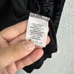 Kate Hill Cardigan Women Small Black Velvet Open Front Whimsigoth Dark Feminine Photo 4