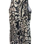 Cache Black and White Sequined Halter Dress Photo 1