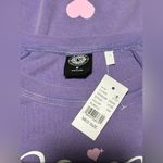 PacSun NWT Purple & White Tomorrow's A New Day Baby Cropped T-Shirt size medium Photo 4