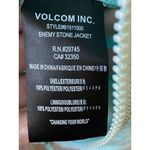 Volcom Hooded Enemy Stone Windbreaker in light blue Sz 8/XS Photo 5