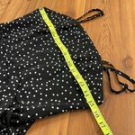 SheIn Polka Dot Black White Wrap Skirt Cami Mini Dress Smocked Back Photo 5