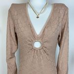 Elliatt  Bajan Knit Pullover Maxi Dress Nude Photo 5