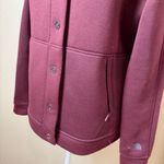 The North Face Rare  Hoodie Jacket Thermal 3D Snap Burgundy Wine Size Medium Photo 2