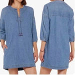 Madewell | Denim Artiste 3/4 Sleeve Tasseled Tunic Top/Dress Size XS Photo 2