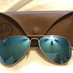 Ray-Ban Blue/Turquoise mirrored aviator sunglasses Photo 0