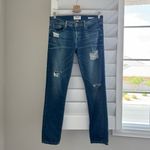 frame denim Frame Le Garcon Distressed Skinny Ankle Jeans in Blue Jay Way Size 27 Photo 5