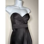 Alfred Angelo  Black Strapless Sweetheart Neckline Hoco Wedding Guest LBD Size 6 Photo 1