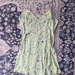 Victoria's Secret NWT Victoria Secret Sheer Green Polka Dot Slip Dress  Photo 0