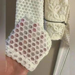 Material Girl  moto jacket sheer lace‎ beige Medium NWT Photo 3