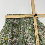Aerie Shorts Womens Small Green Floral Print Pink Yellow Smocked Waist G Photo 5