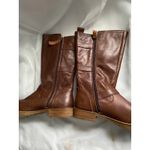 Dingo  Equestrian Leather Buckle Tall Brown Riding Boots 7 Heritage Moto English Photo 3
