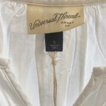 Universal Standard Romantic White Embroidered Eyelet Dress Smocked Waist Bohemian Mini - S NWT Photo 4