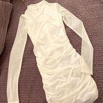 Tiger Mist  White Mesh Mini Dress Photo 0