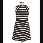Eliza J Mini Dress 12P Petite Stripe Fit & Flare Party Cocktail Wedding Luxury Photo 3