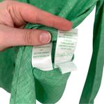 Lilly Pulitzer  Sea View Classic Linen Button Down Shirt Kelly Green Medium Photo 5
