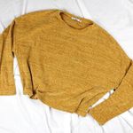 Pull & Bear Mustard Yellow Boxy Sweater Photo 0