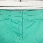 Southern Marsh Womens Sz 0 Brighton Shorts- Chino Seersucker Teal Pink Stretch Photo 4