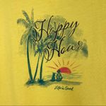 Life is Good NWT Yellow Graphic Happy Hour Top Photo 4
