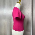 Babaton Pink Cropped Top Fitted Short Sleeve Casual Everyday Tee Shirt - M Photo 3