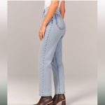 Abercrombie & Fitch  Ankle Straight Jeans High Rise Patchwork Women’s 24 Short Photo 2