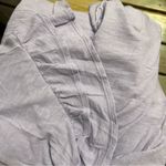 Anthropologie Pilcro Heritage Femme Short Sleeve Flutter Tee Lilac Size Small Photo 9