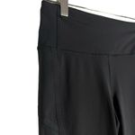 Lululemon  Black Capri Cropped Mesh Inset Athletic Yoga Leggings Size 4 Photo 2
