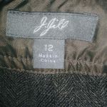 J.Jill 12 33x31 Taupe Herringbone Lightweight Pants Gray Size 31 Photo 9