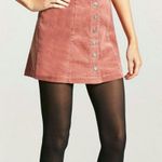 Forever 21 NWT Button Down Corduroy Skirt Photo 3