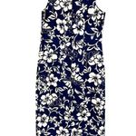 Hilo Hattie Vintage Hawaiian Original Navy Hibiscus Floral Print Dress Size 4 Photo 2