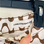 Cotton On  High Rise Super Stretch Straight Leg Wavy Geometric Printed Jeans sz 4 Photo 6