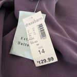 Dress Barn Purple Silk Skirt Suit Jacket Size14 Skirt Size 12 NEW Photo 9