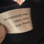 Marine layer  Lexi Rib Mock Neck Midi Dress Black Short Sleeve Medium Lined Photo 7