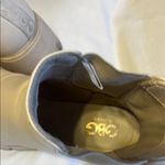 GBG White Minimalist Ankle Boots with Medium Chunky Heel size 9 Photo 7