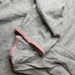 Serra  Pink and Gray Striped night gown size large Photo 3